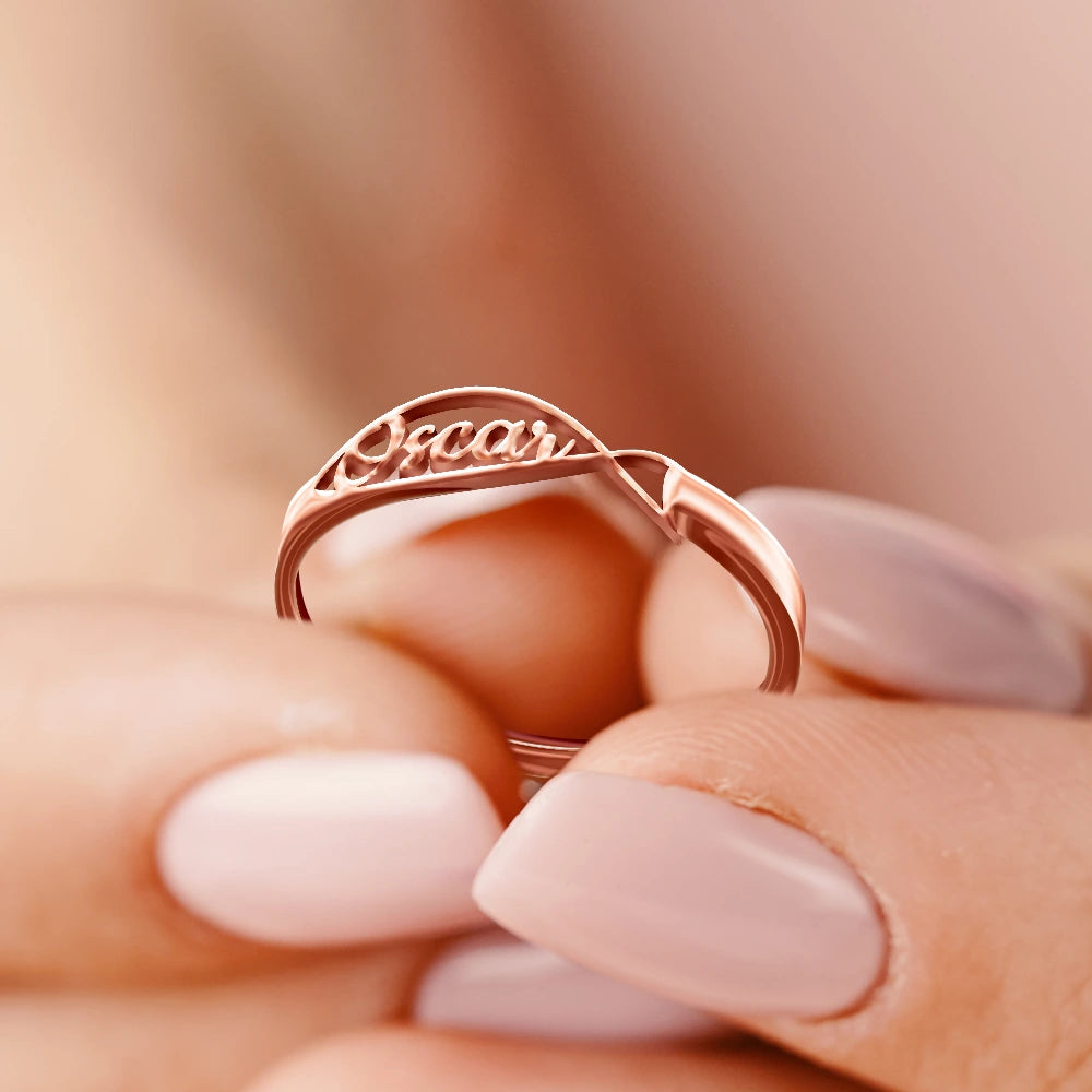 Pet Lovers,Pet Mom,Pet Dad,Dog Lovers,Dog Mom,Dog Dad,Cat Lovers,Cat Mom,Cat Dad,Love - Cute Minimalist Jewelry For Dog Lovers Cat Lovers - Personalized Pet Silhouette Name Ring