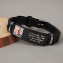 Custom Photo I'll Carry You With Me Memorial - Personalized Engraved Bracelet