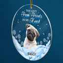 Custom Photo If Love Could Have Saved You Pet Memorial - Personalized Circle Acrylic Ornament