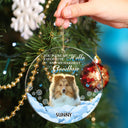 Custom Photo If Love Could Have Saved You Pet Memorial - Personalized Circle Acrylic Ornament