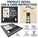 Custom Photo You Would Have Lived Forever - Memorial Gift For Dog Lovers, Cat Lovers - Personalized Pet Loss Sign, Collar Frame