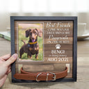 Custom Photo My Hardest Goodbye For Dog Lovers And Cat Lovers - Personalized Pet Loss Sign, Collar Frame