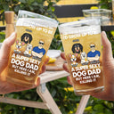 I'd Grow Up To Be A Super Sexy Dog Dad Funny - Personalized Beer Glass