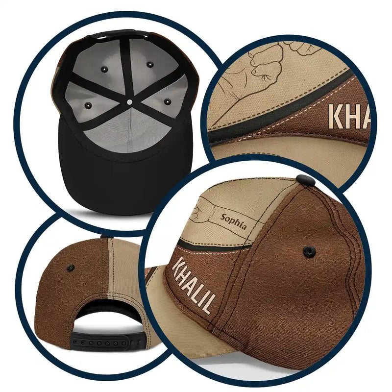 Fist Bump Heartbeat Best Friends For Life - Personalized Classic Cap