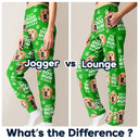 Dog Lovers,Dog Mom,Dog Dad,Pet Lovers,Cat Lovers - Custom Photo Best Dog Dad Ever Funny Pattern Family - Personalized Pajama Pants