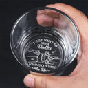 Happy,Dog Lovers,Dog Dad,Pet Lovers - I Just Want To Drink Bourbon And Hang Out With My Dog - Personalized Engraved Whiskey Glass