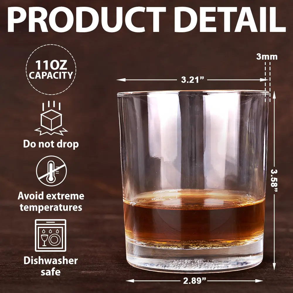 Happy,Dog Lovers,Dog Dad,Pet Lovers - I Just Want To Drink Bourbon And Hang Out With My Dog - Personalized Engraved Whiskey Glass