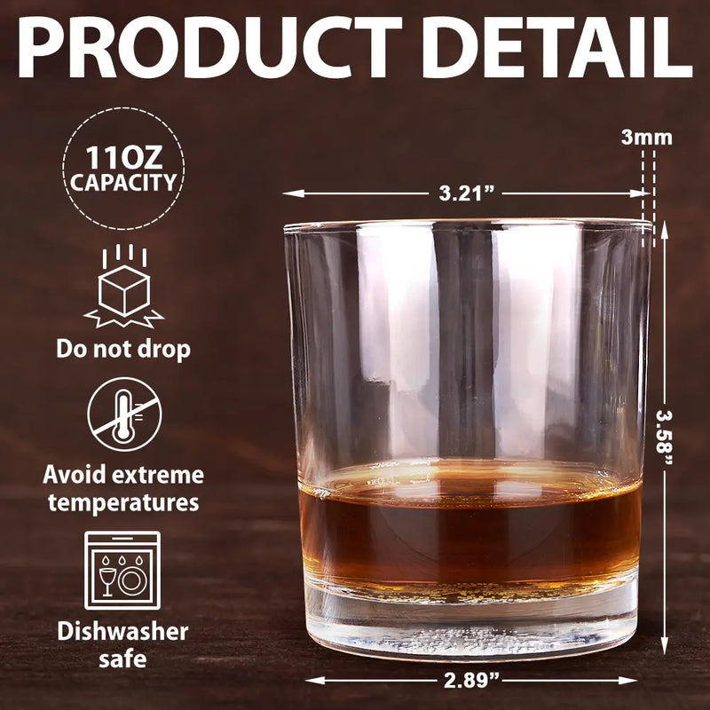Happy,Dog Lovers,Dog Dad,Pet Lovers - I Just Want To Drink Bourbon And Hang Out With My Dog - Personalized Engraved Whiskey Glass