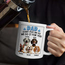 Dog Dad, Dog Lovers, Pet Lovers - Dad Every Poo I Do 3D Cartoon - Personalized Mug