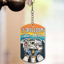 Dogs And Cats Hold The Keys To The Camper - Camping Lovers - Personalized Aluminum Keychain