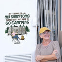 Home Is Where We Park It - Camping Lovers - Personalized Camping Decal, Decor Decal