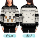 Flat Art Family And Pet - Personalized Unisex Ugly Sweater