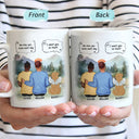 Missing You Every Day - Memorial Gift For Dog Lovers, Dog Mom, Dog Dad - Personalized Mug