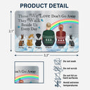 I'll Carry You With Me Dog Cat Memorial - Personalized Aluminum Wallet Card