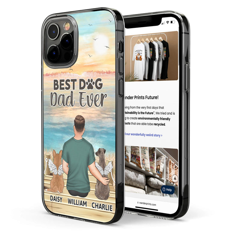 A Bond That Will Never Break - Gift For Dog Lovers, Dog Mom - Personalized Clear Phone Case