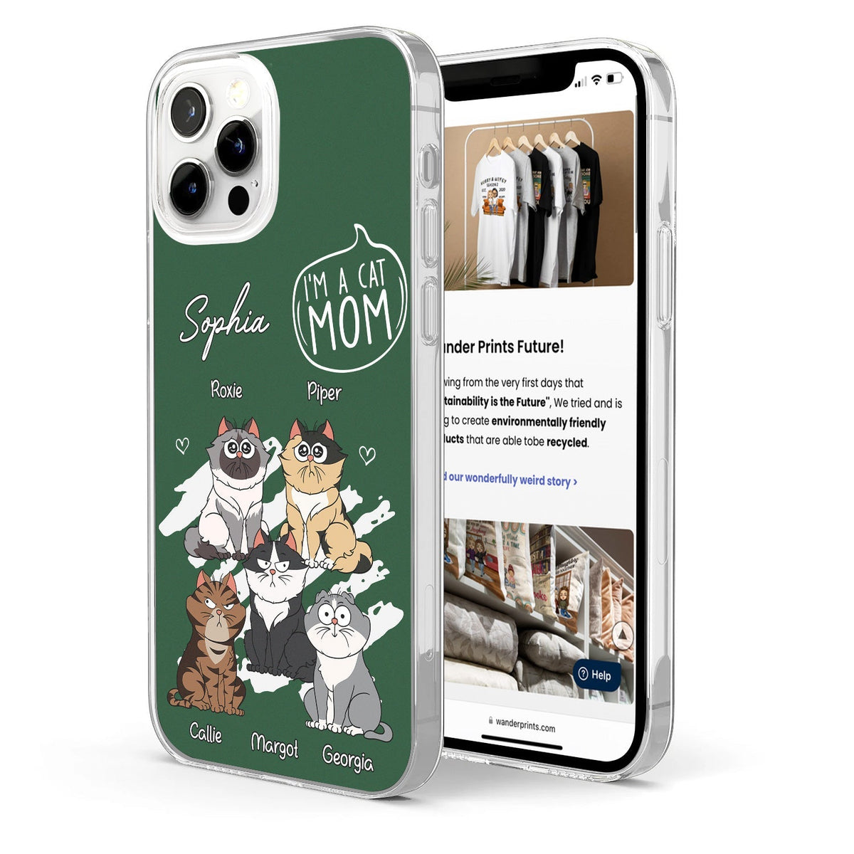 I'm A Cat Person - Personalized Clear Phone Case