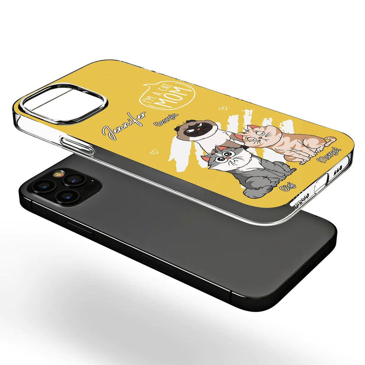 I'm A Cat Person - Personalized Clear Phone Case