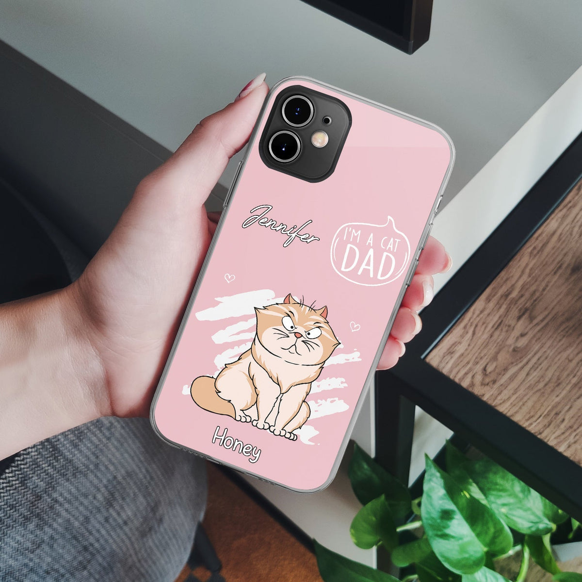 I'm A Cat Person - Personalized Clear Phone Case