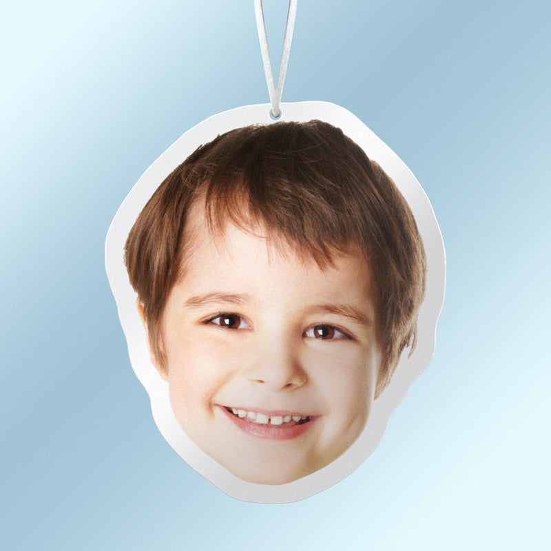 Custom Photo Cute Family, Pet Face Cut - Personalized Photo Air Freshener