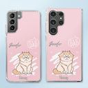 I'm A Cat Person Cute - Personalized Clear Phone Case