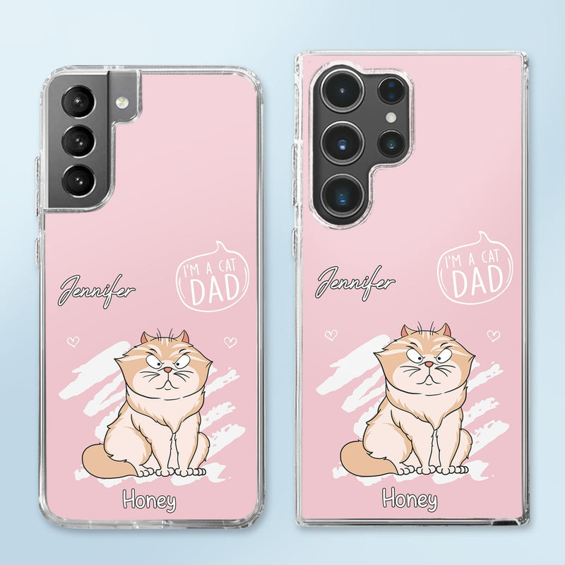 I'm A Cat Person Cute - Personalized Clear Phone Case