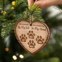 Dog & Cat Lovers Forever In My Heart Pet Memorial - Personalized Custom Heart Ceramic Ornament