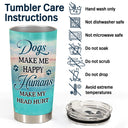 I Miss You - Deep Down I Know - Memorial Gift For Pet Lovers, Dog Mom, Dog Dad, Cat Mom, Cat Dad - Personalized Tumbler