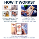 Pet Lovers,Pet Mom,Dog Mom,Cat Mom - Custom Photo Your Beloved Pet - Personalized Leather Bag Charm, Keychain