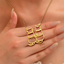 Pet Lovers,Pet Mom,Dog Lovers,Dog Mom,Memorial,Love - Cute Minimalist Dog Silhouette Jewelry For Dog Lovers Dog Moms - Personalized Letter Necklace