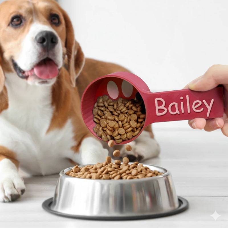 Dog Lovers - Cute Pet Feeding Supplies Gift For Dog Lovers, 3D Printed - Personalized Dog Food Scoop