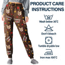 Custom Photo I Woof You I Meow You Lovely - Personalized Pajama Pants