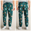 Custom Photo Best Dog Dad Dog Mom - Personalized Pajama Pants