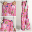 Custom Photo Best Dog Dad Dog Mom - Personalized Pajama Pants