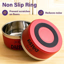 Pet Lovers,Dog Lovers,Cat Lovers-Dog Cat Ears Outline With Name - Personalized Stainless Steel Pet Bowl