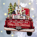 Have Yourself A Furry Little Christmas Funny Pet - Personalized Custom Shaped Wooden Ornament