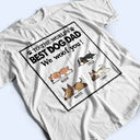 To The World's Best Dog Dad Dog Mom I Woof You - Personalized T Shirt