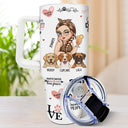Puppy Love From The Best Dog Mom - Personalized 40oz Tumbler With Straw