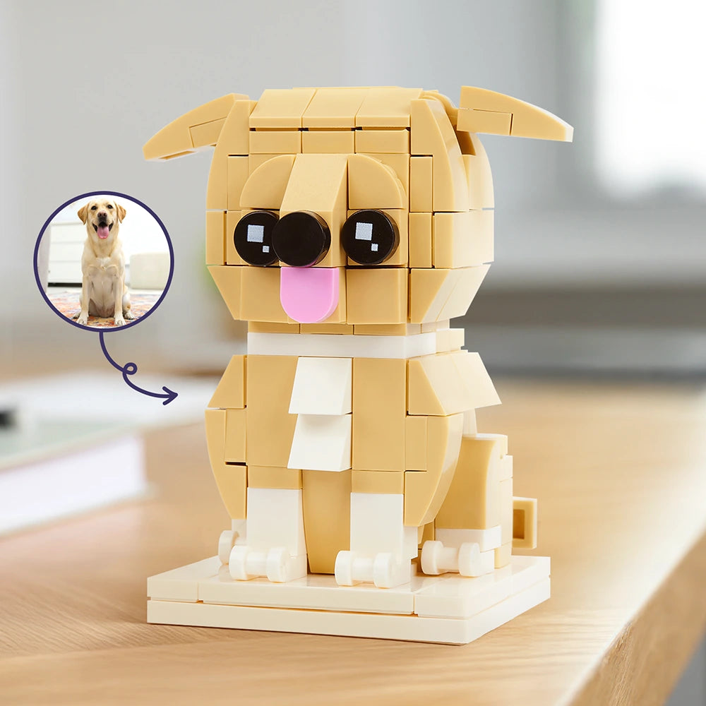 Full Body Dog Keepsake - Personalized Brick Figure