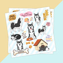 Pet Lovers - Funny Dog - Personalized Custom Vinyl Sticker Sheet