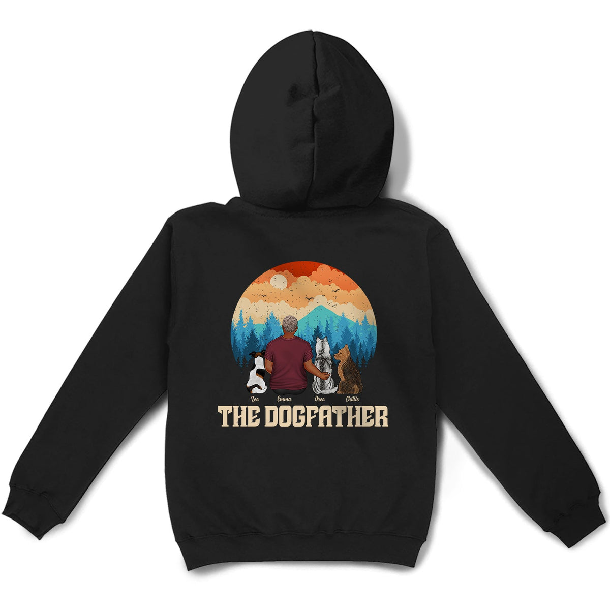 The Dogfather Dogmother - Personalized T Shirt
