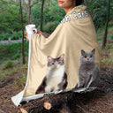 Custom Photo Life Is Better With Pets - Personalized Fleece Blanket
