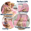 Custom Photo Life Is Better With Pets - Personalized Fleece Blanket