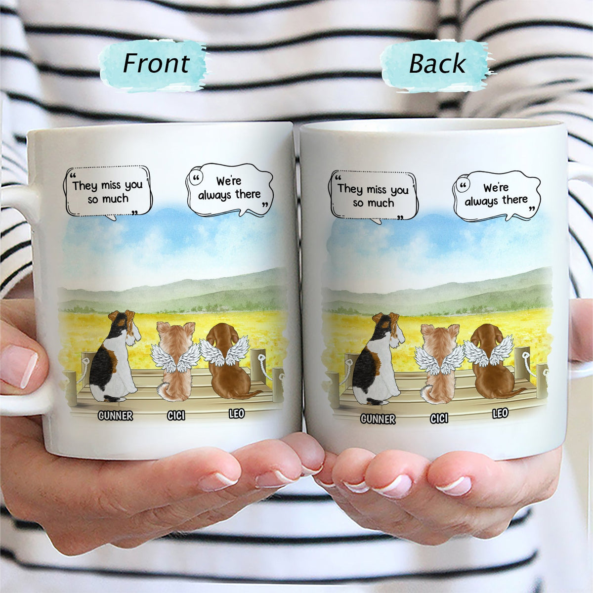They Still Talk About You - Memorial Gift For Pet Lovers - Personalized Mug