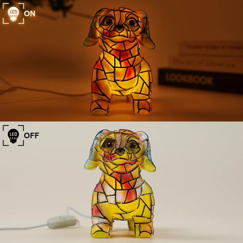 Pet Lovers-Dachshund Lamp - Personalized Custom Dog Lamp