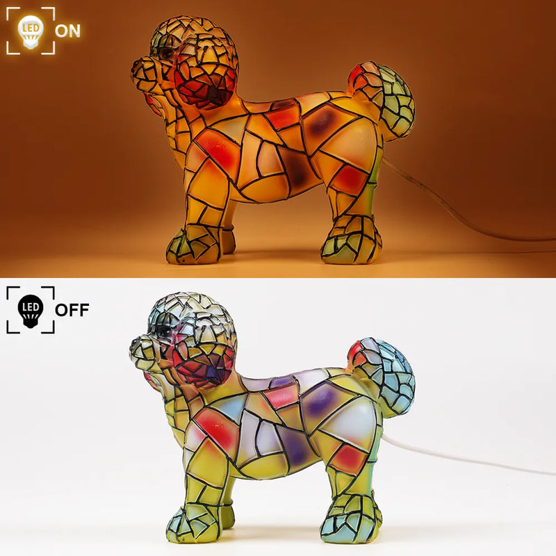 Pet Lovers-Poodle Lamp - Personalized Custom Dog Lamp