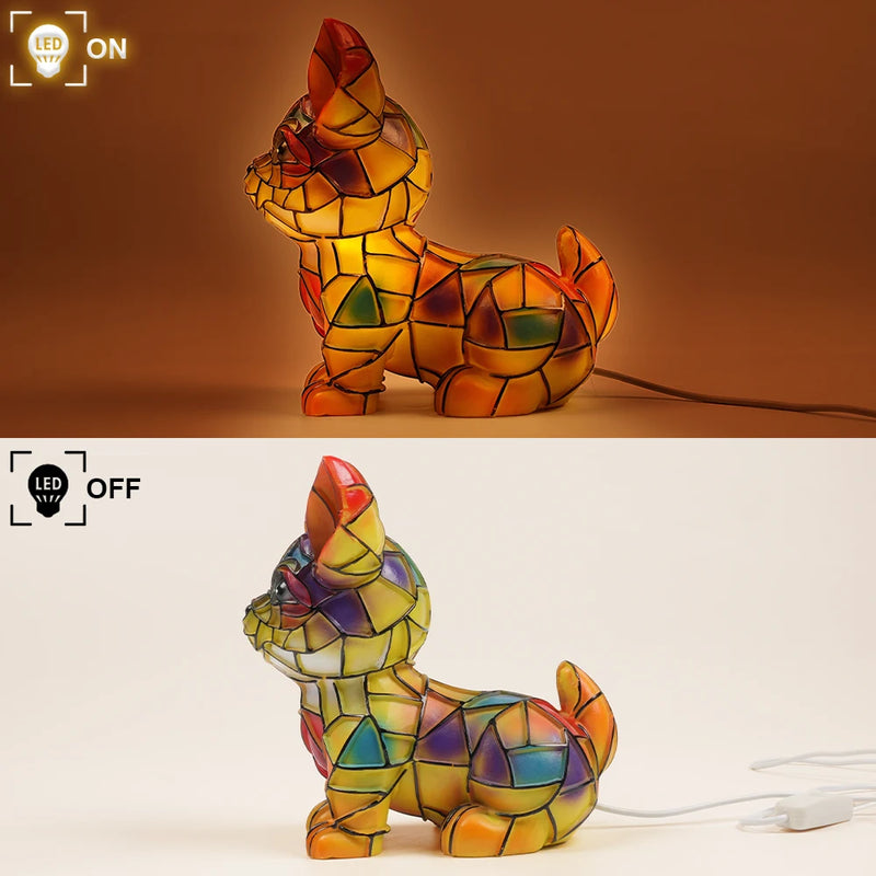 Pet Lovers-Chihuahua Lamp - Personalized Custom Dog Lamp