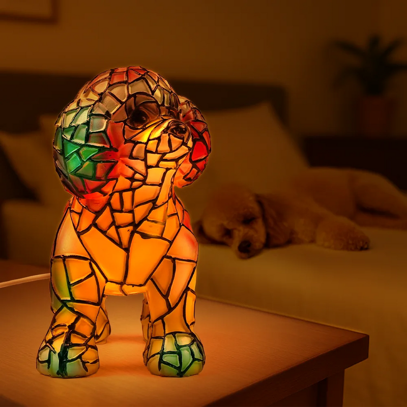 Pet Lovers-Poodle Lamp - Personalized Custom Dog Lamp