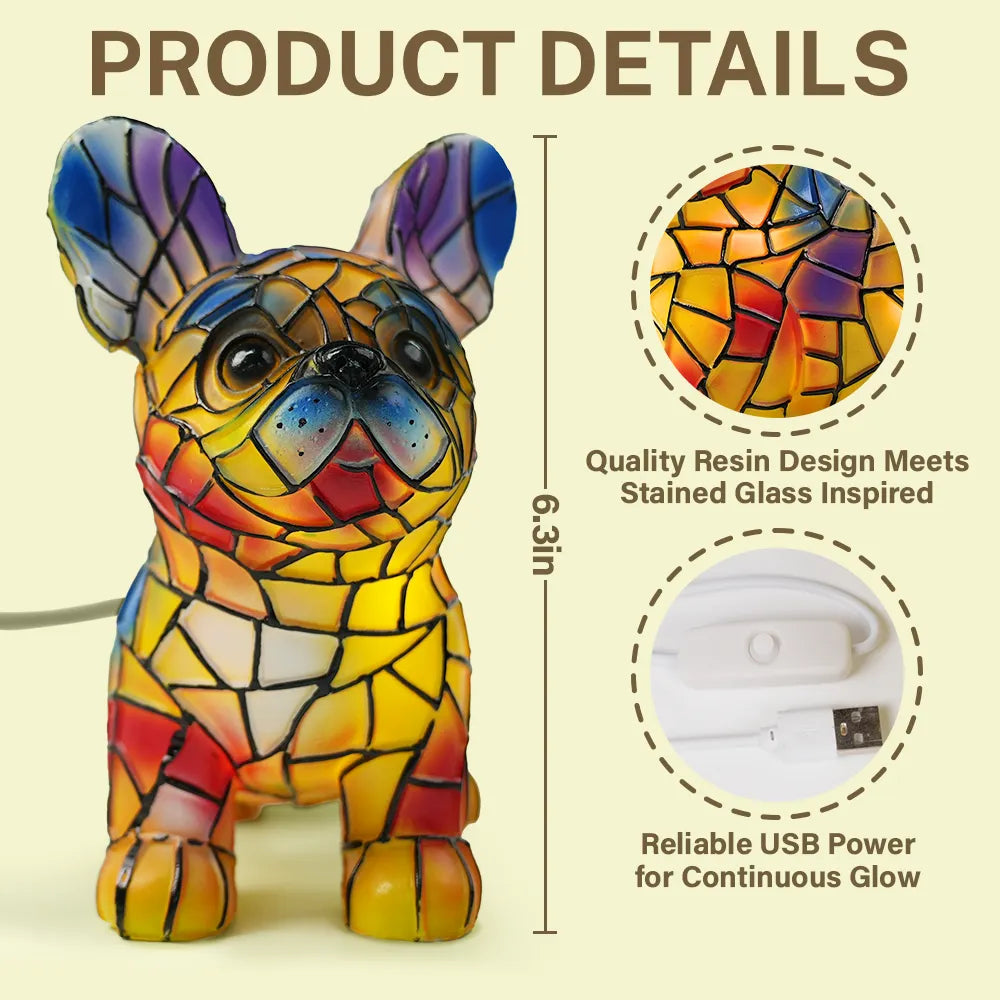 Pet Lovers-French Bulldog Lamp - Personalized Custom Dog Lamp