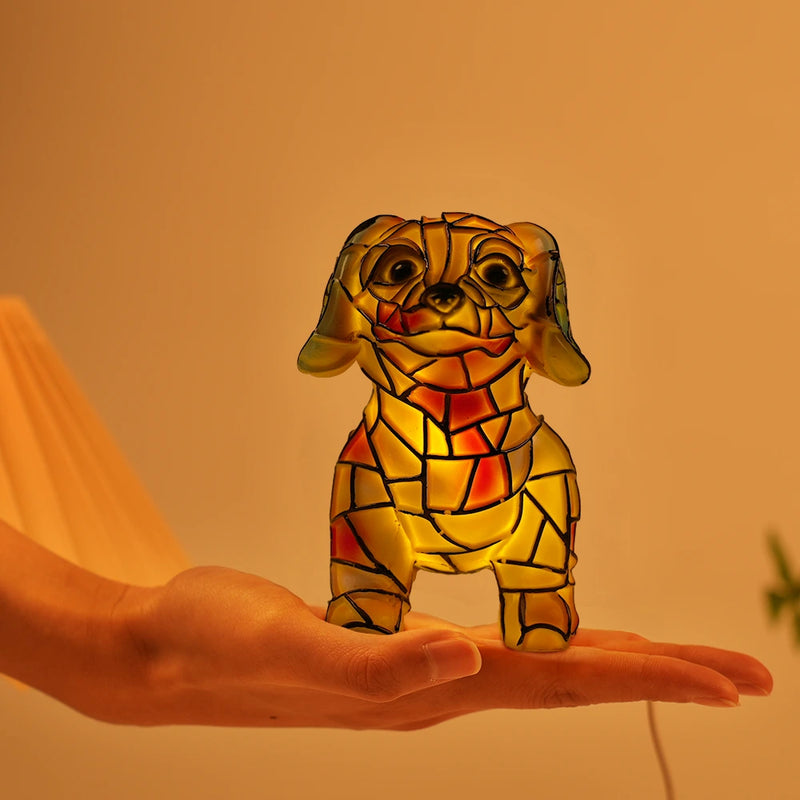 Pet Lovers-Dachshund Lamp - Personalized Custom Dog Lamp