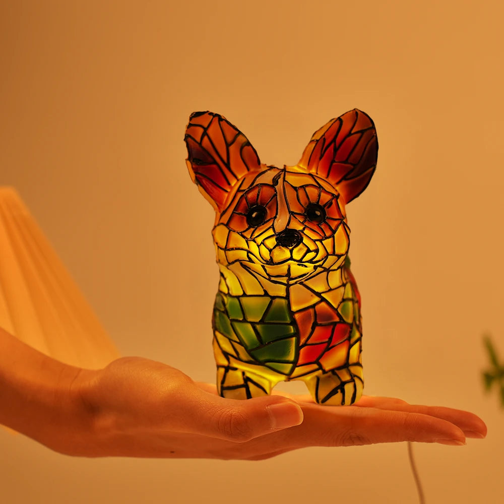 Pet Lovers-Corgi Lamp - Personalized Custom Dog Lamp